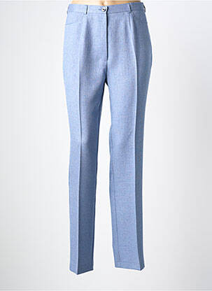 Pantalon slim taille haute taille haute bleu SOMMERMANN femme