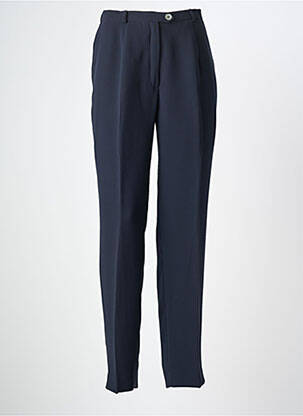Pantalon slim taille haute taille haute bleu WEINBERG femme