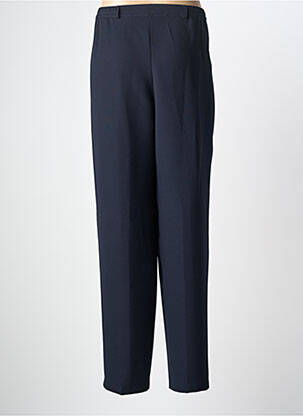 Pantalon droit tissage crêpe taille normale bleu NONET femme