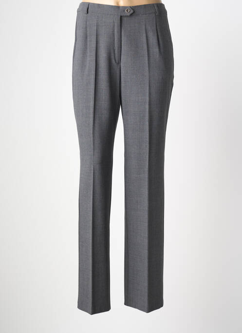 Pantalon slim poches taille haute gris FRANK WALDER femme