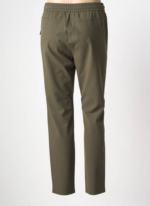 Pantalon slim taille élastique taille normale vert FRANK WALDER femme