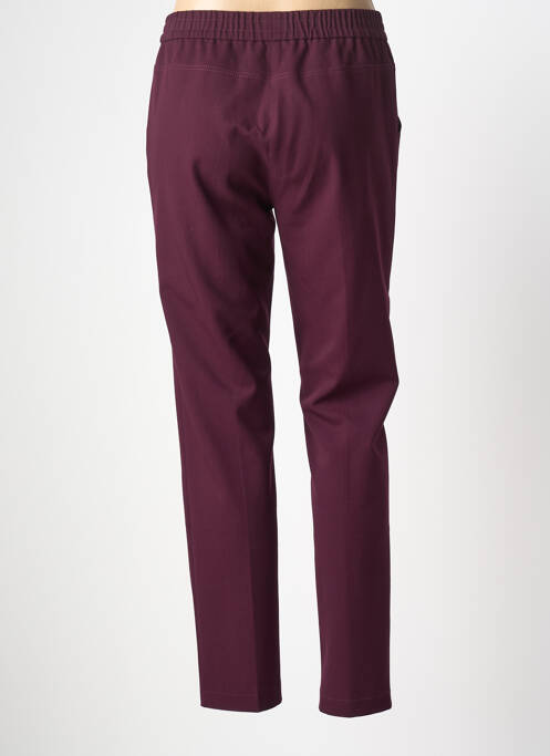Pantalon slim taille élastique taille normale violet FRANK WALDER femme