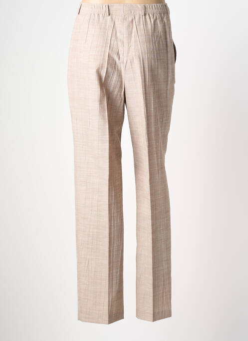 Pantalon droit beige NONET femme