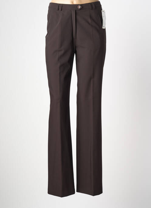 Pantalon droit marron FRANK WALDER femme