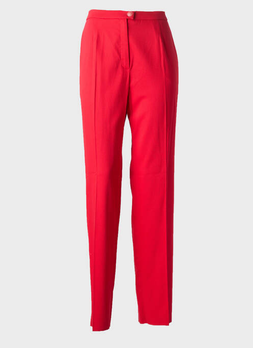 Pantalon droit rouge KARTING femme