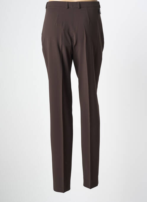 Pantalon slim marron BRUNO SAINT HILAIRE femme
