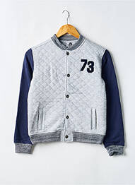 Blouson broderie bleu 3 POMMES garcon