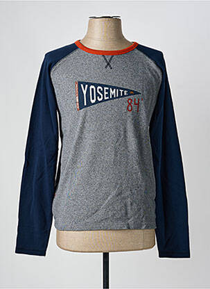 T-shirt manches longues manches longues bleu J&JOY garçon