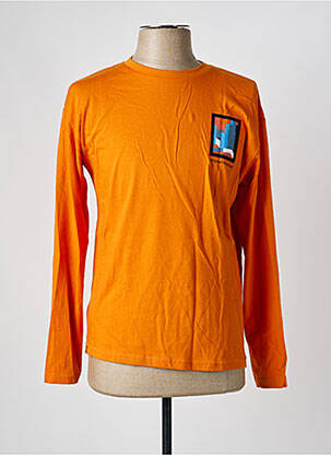 T-shirt manches longues manches longues orange NUKUTAVAKE garcon