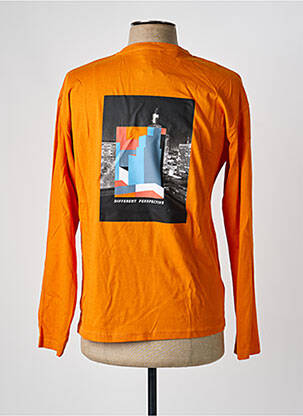 T-shirt manches longues manches longues orange NUKUTAVAKE garcon