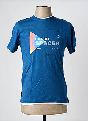 T-shirt stretch manches courtes bleu TIFFOSI garcon