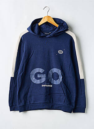 Sweat-shirt à capuche bleu NUKUTAVAKE garçon