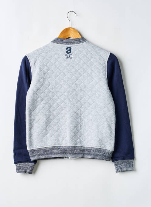 Blouson poches bleu 3 POMMES garcon