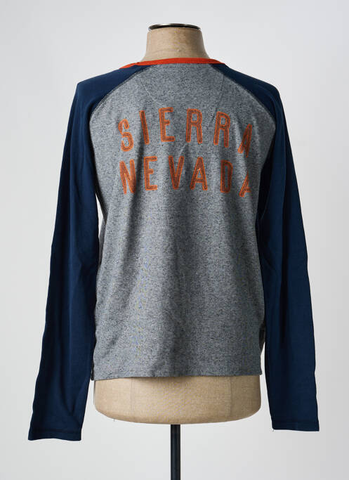 T-shirt manches longues manches longues bleu J&JOY garcon