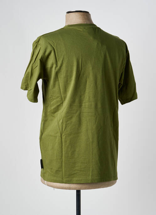 T-shirt stretch manches courtes vert LE TEMPS DES CERISES garcon