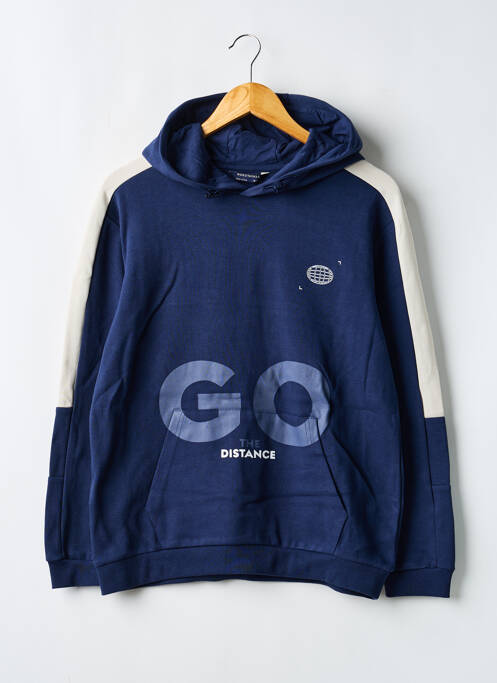 Sweat-shirt à capuche bleu NUKUTAVAKE garçon