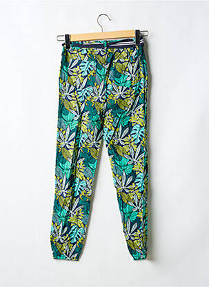 Pantalon slim taille normale taille élastique vert BOBOLI fille