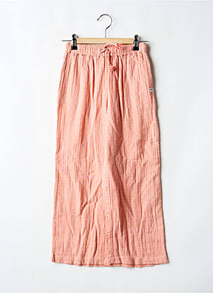 Pantalon droit poches taille élastique rose NOPPIES fille