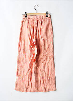 Pantalon droit coupe droite taille élastique rose NOPPIES fille