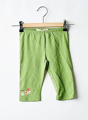 Legging sérigraphie taille élastique vert BOBOLI fille