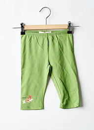 Legging sérigraphie taille élastique vert BOBOLI fille