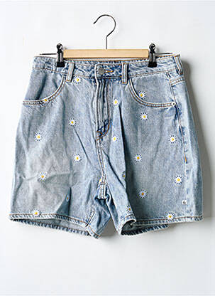 Short tissage denim bleu LE TEMPS DES CERISES fille