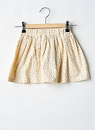 Jupe mi-longue taille normale beige LEVV LABEL fille