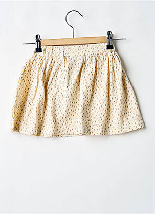 Jupe mi-longue taille normale beige LEVV LABEL fille