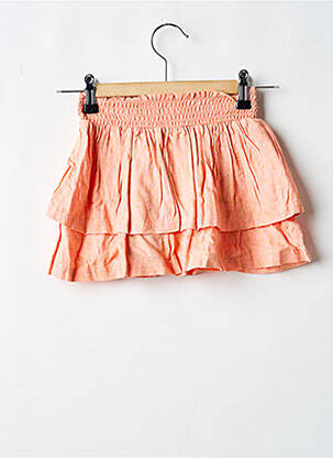Jupe mi-longue coupe fluide rose LEVV LABEL fille
