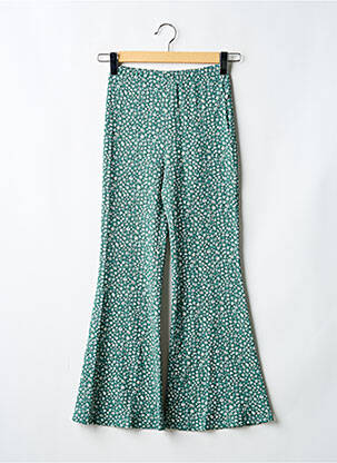 Pantalon flare vert LE TEMPS DES CERISES fille