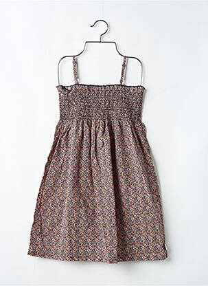 Robe mi-longue fines bretelles fines bretelles noir BOBOLI fille