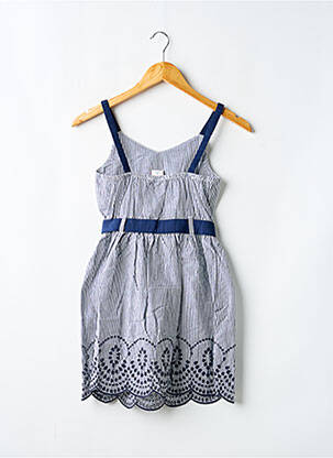 Robe mi-longue fines bretelles fines bretelles bleu BOBOLI fille