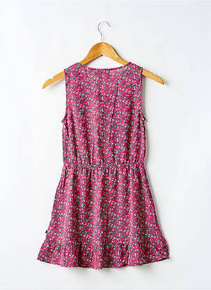 Robe mi-longue sans manche sans manche rose LE TEMPS DES CERISES fille