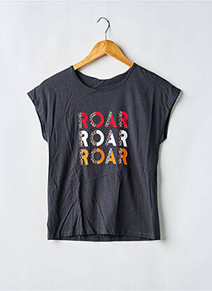 T-shirt coupe droite manches courtes gris BOBOLI fille
