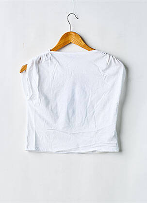 T-shirt coupe droite manches courtes blanc MAYORAL fille