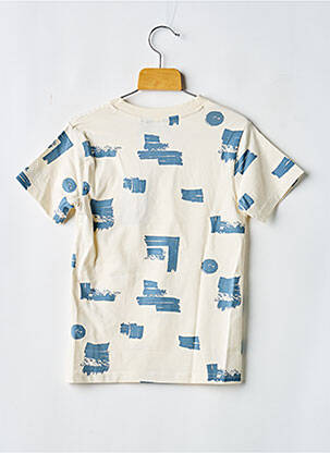 T-shirt coupe droite manches courtes beige LEVV LABEL garcon