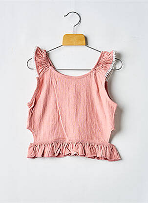 Top sans manche sans manche rose MAYORAL fille