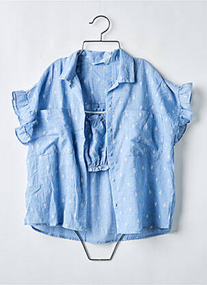 Chemisier bleu MAYORAL fille