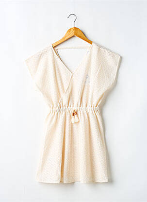 Robe mi-longue beige BOBOLI fille