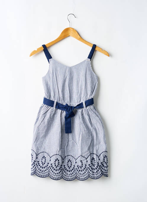 Robe mi-longue bleu BOBOLI fille