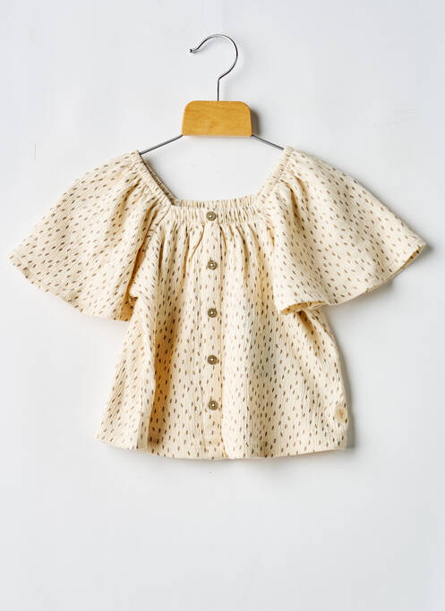 Top beige LEVV LABEL fille