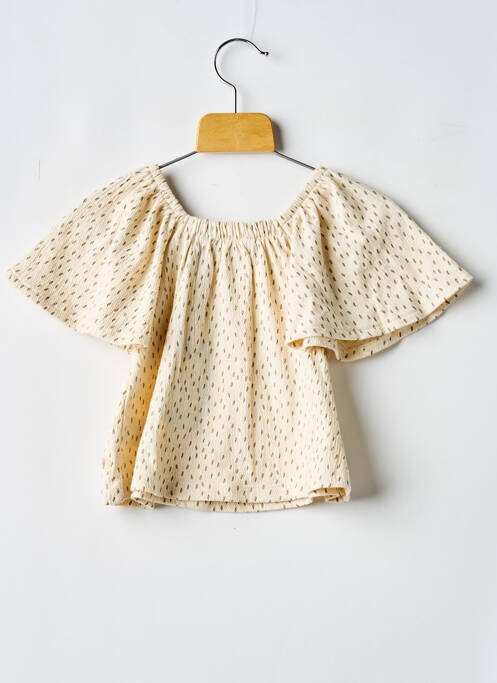 Top beige LEVV LABEL fille