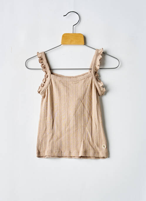 Top beige LEVV LABEL fille