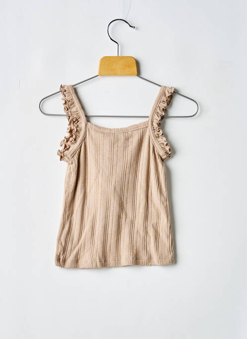 Top beige LEVV LABEL fille