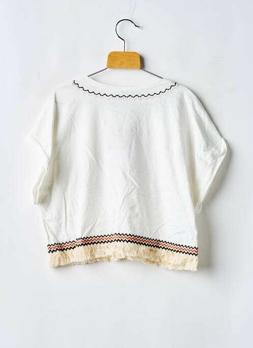 Top blanc MAYORAL fille