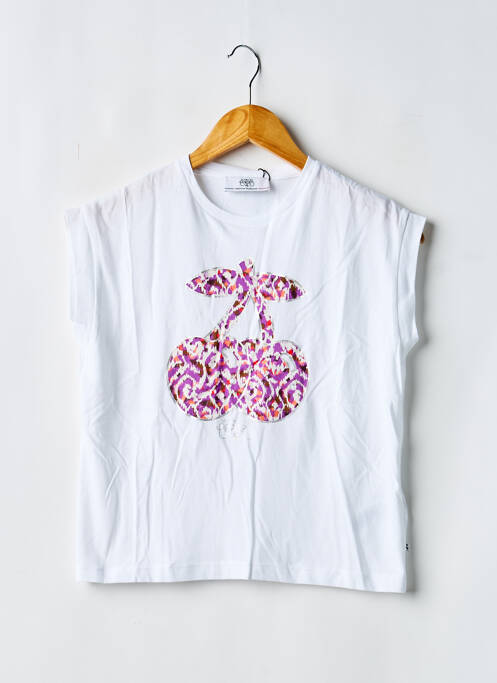 T-shirt blanc LE TEMPS DES CERISES fille