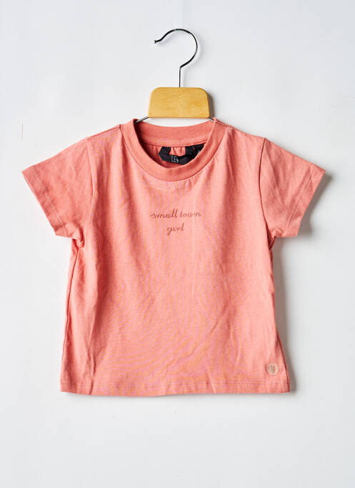 T-shirt rose LEVV LABEL fille