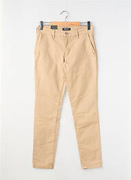 Pantalon chino stretch taille normale beige ONLY & SONS homme