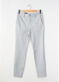 Pantalon chino stretch taille normale bleu ONLY & SONS homme