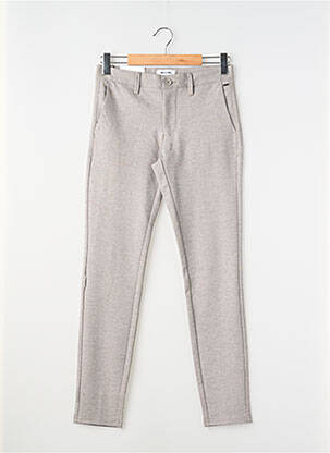 Pantalon chino stretch taille normale gris ONLY & SONS homme